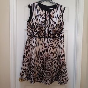 Leopard print dress